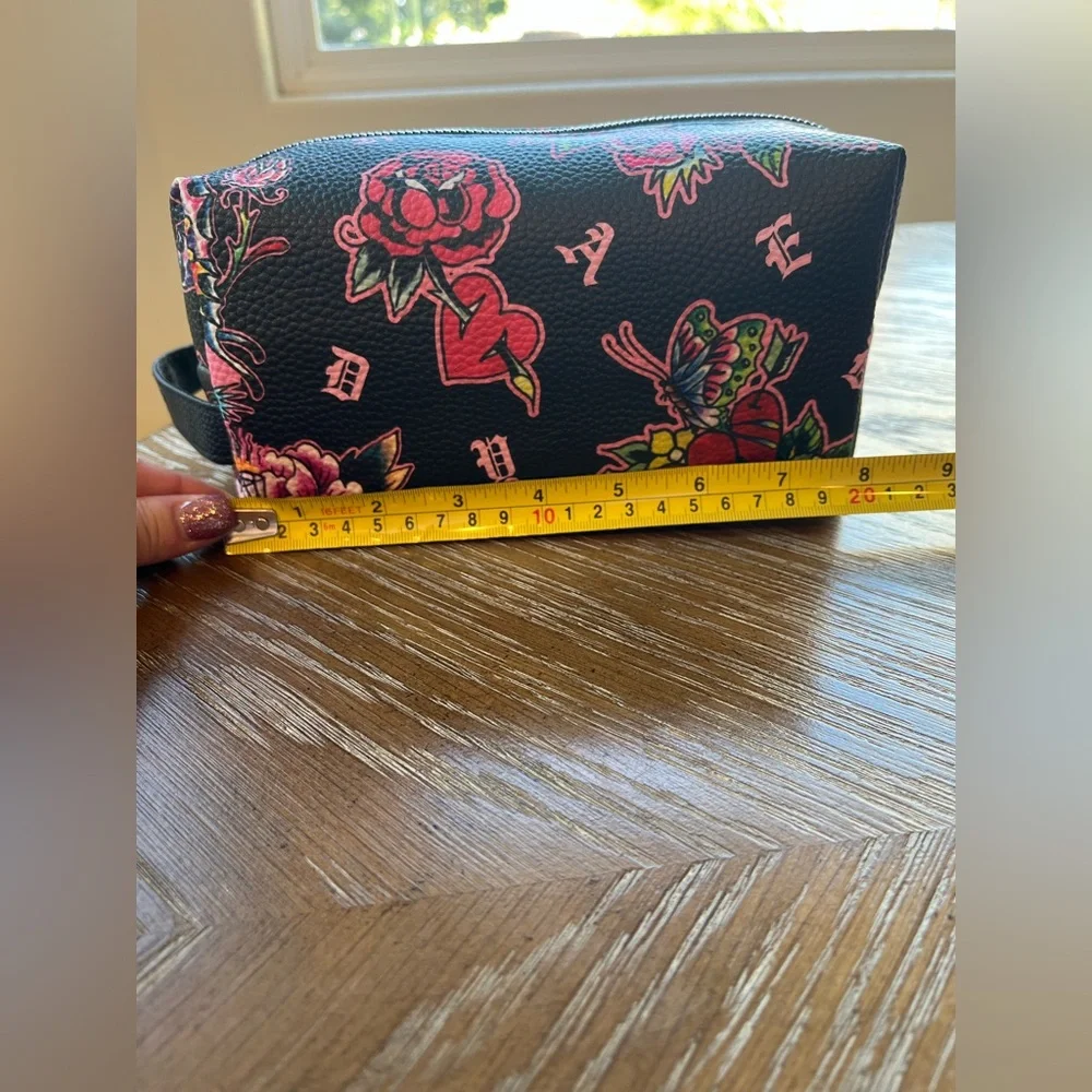 Ed Hardy Cosmetic Makeup Bag Trio Set